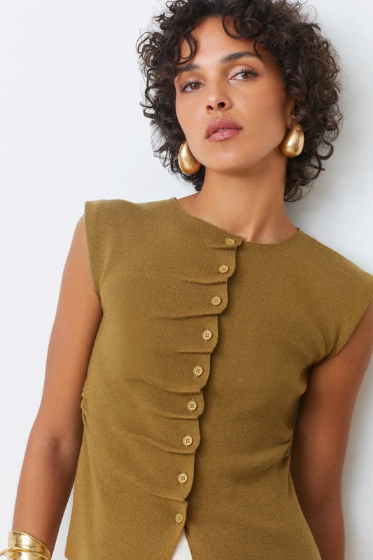 Suncoo Pagni Knit Top - Camel