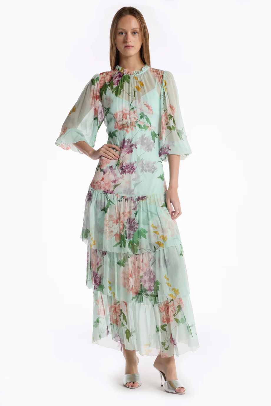 Christy Lynn Sara Dress - Tranquility Mint