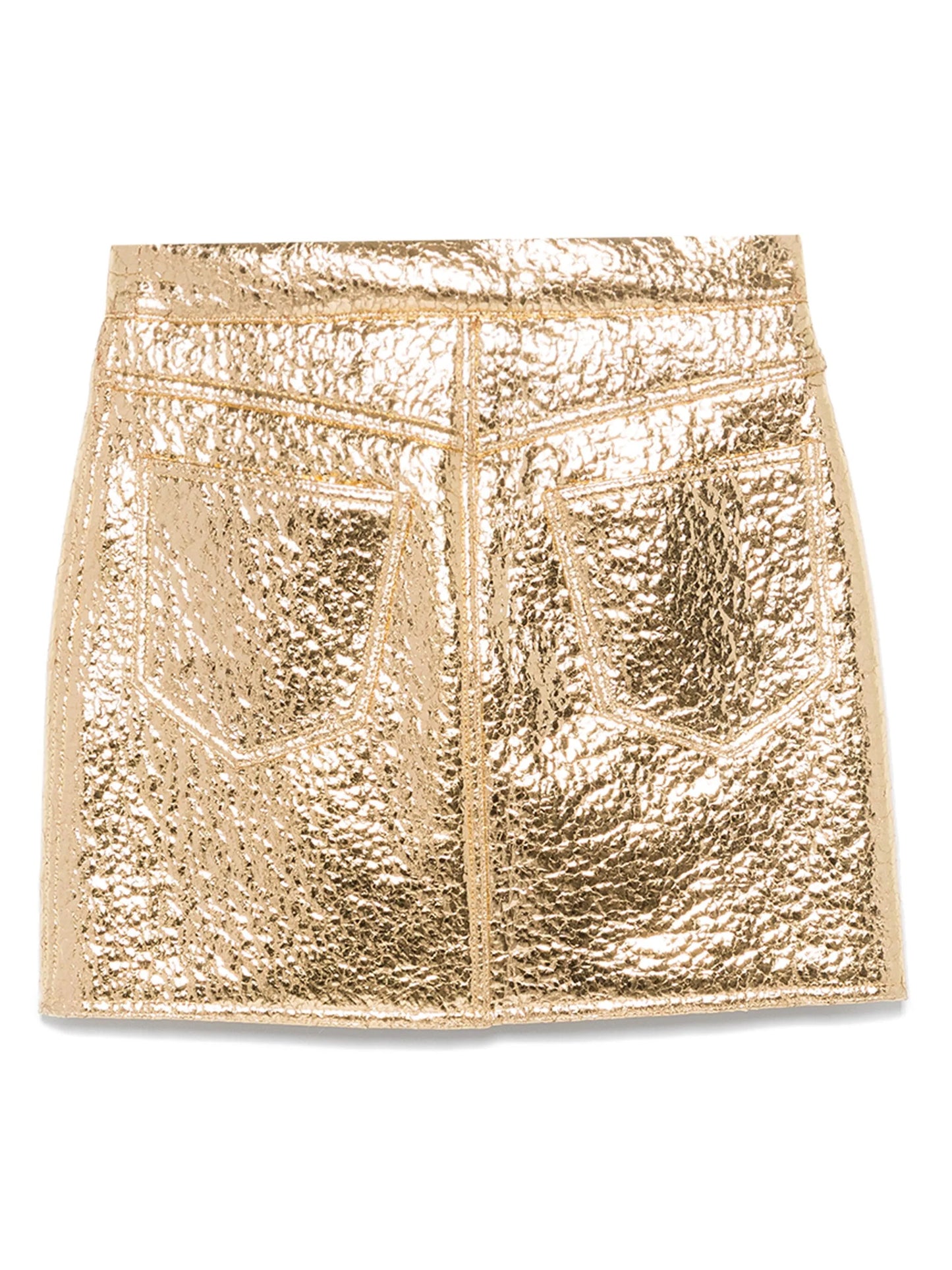 Alysi Short Skirt - Gold