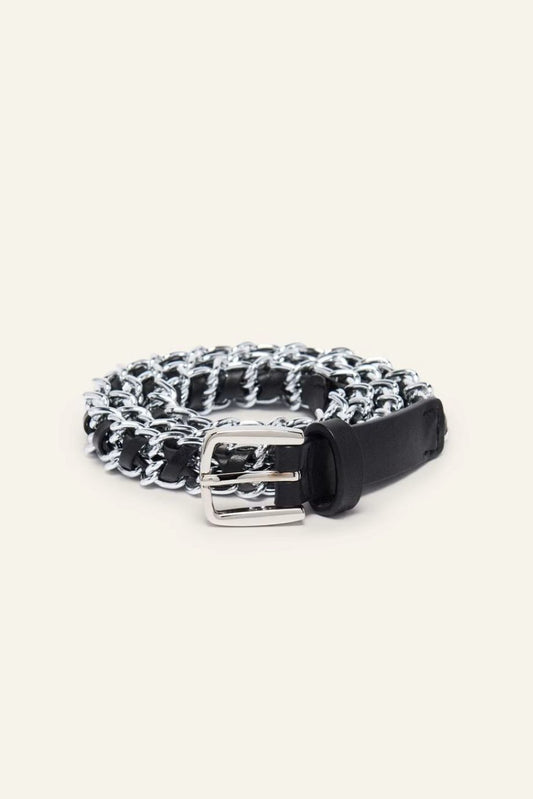 ba&sh Brooke Metal Belt - Grey