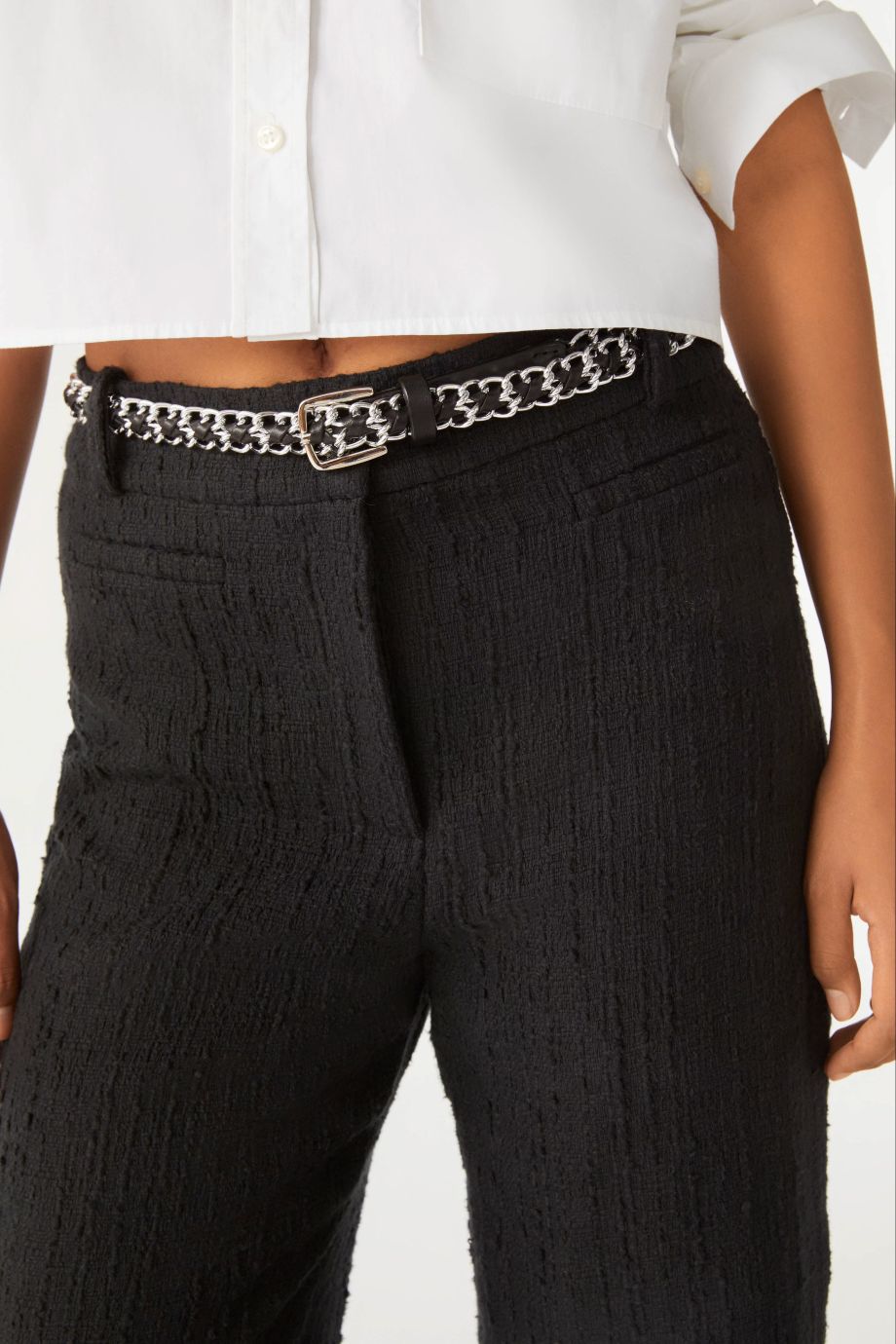 ba&sh Brooke Metal Belt - Grey