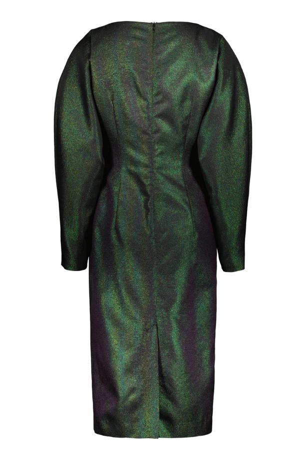 Halo Phenomena Midi Dress - Green