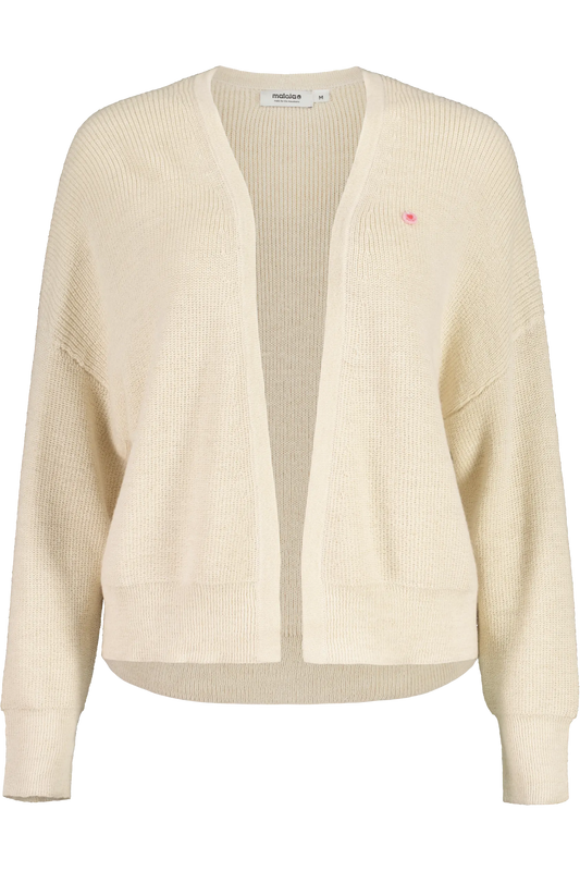 Maloja Illimani Alpaca Knit Cardigan - Shaded White