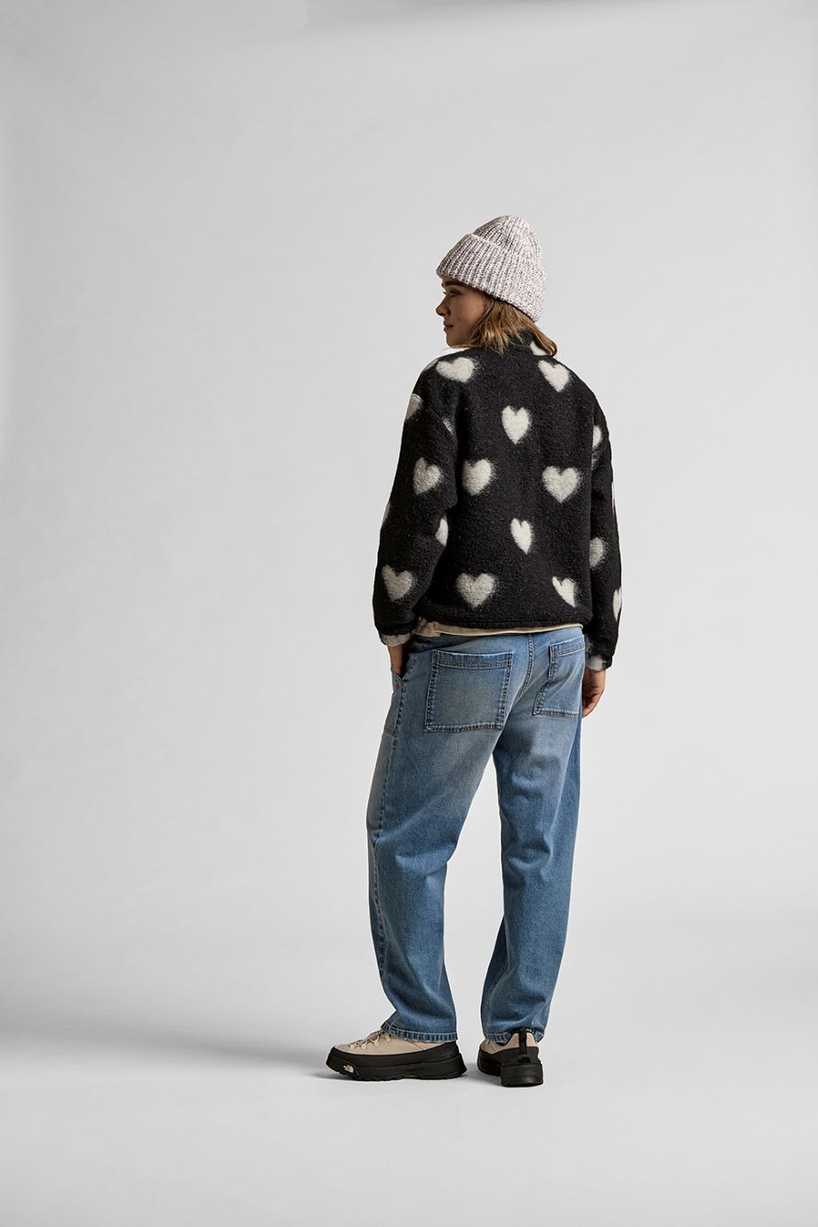 Maloja MonduliM Wool Fleece Jacket - Deep Black Hearts