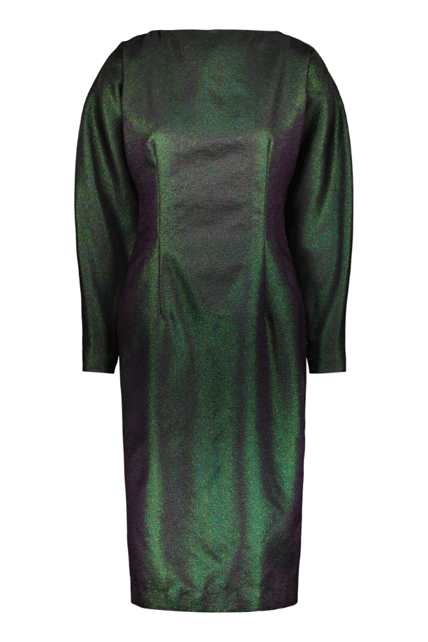Halo Phenomena Midi Dress - Green