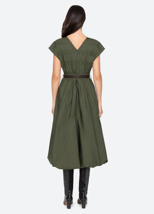 Sea-NY Belted Bubble Dress - Ivy