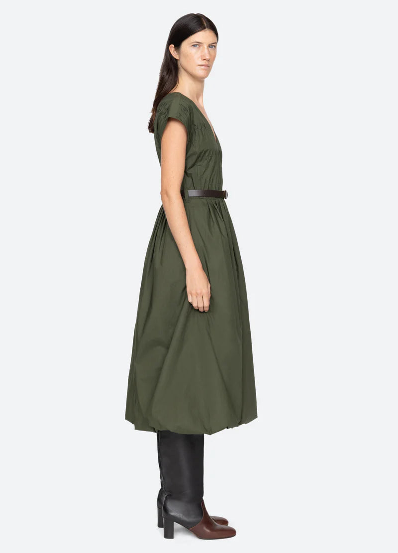 Sea-NY Belted Bubble Dress - Ivy