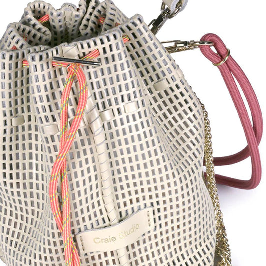 Craie Studio Bibi Mini Bucket Bag - Creme