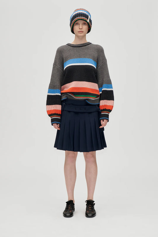 Stine Goya Chunky Stripes Beanie - Multi