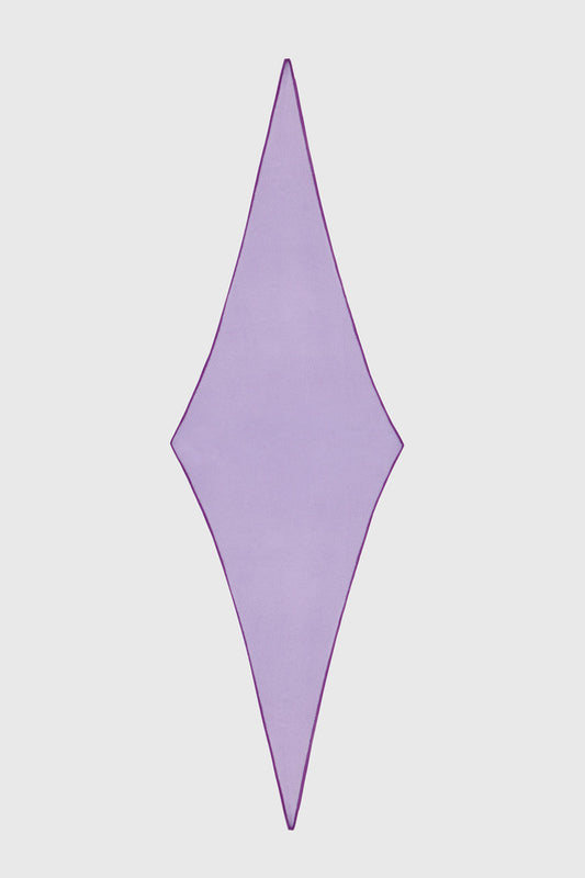 Stone Diamond Cashmere Scarf - Lilac/Purple