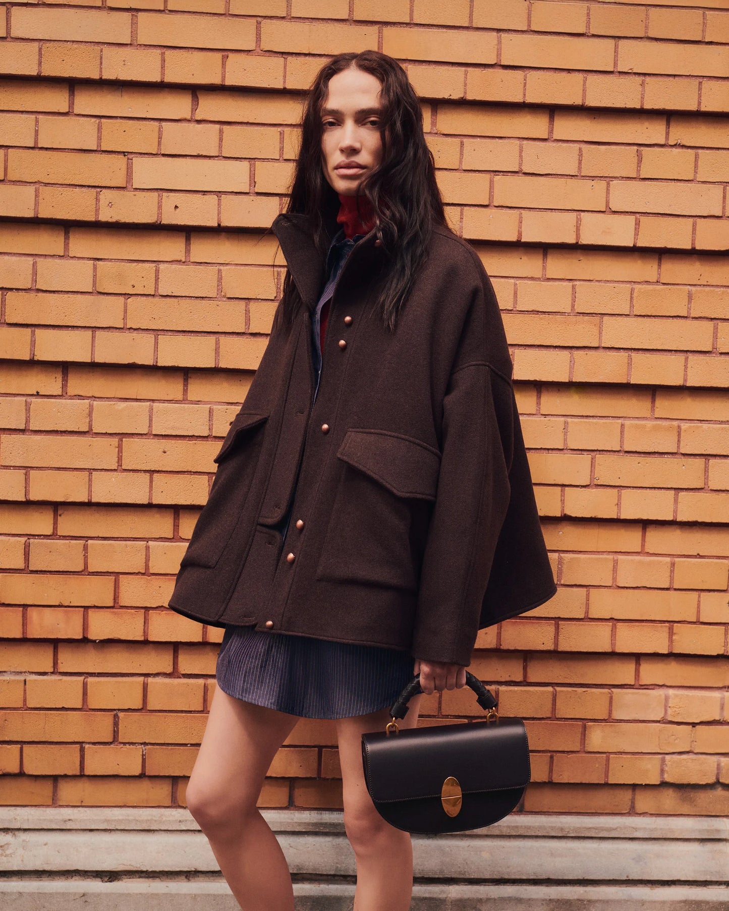 Sessun East Side Short Coat - Coffea