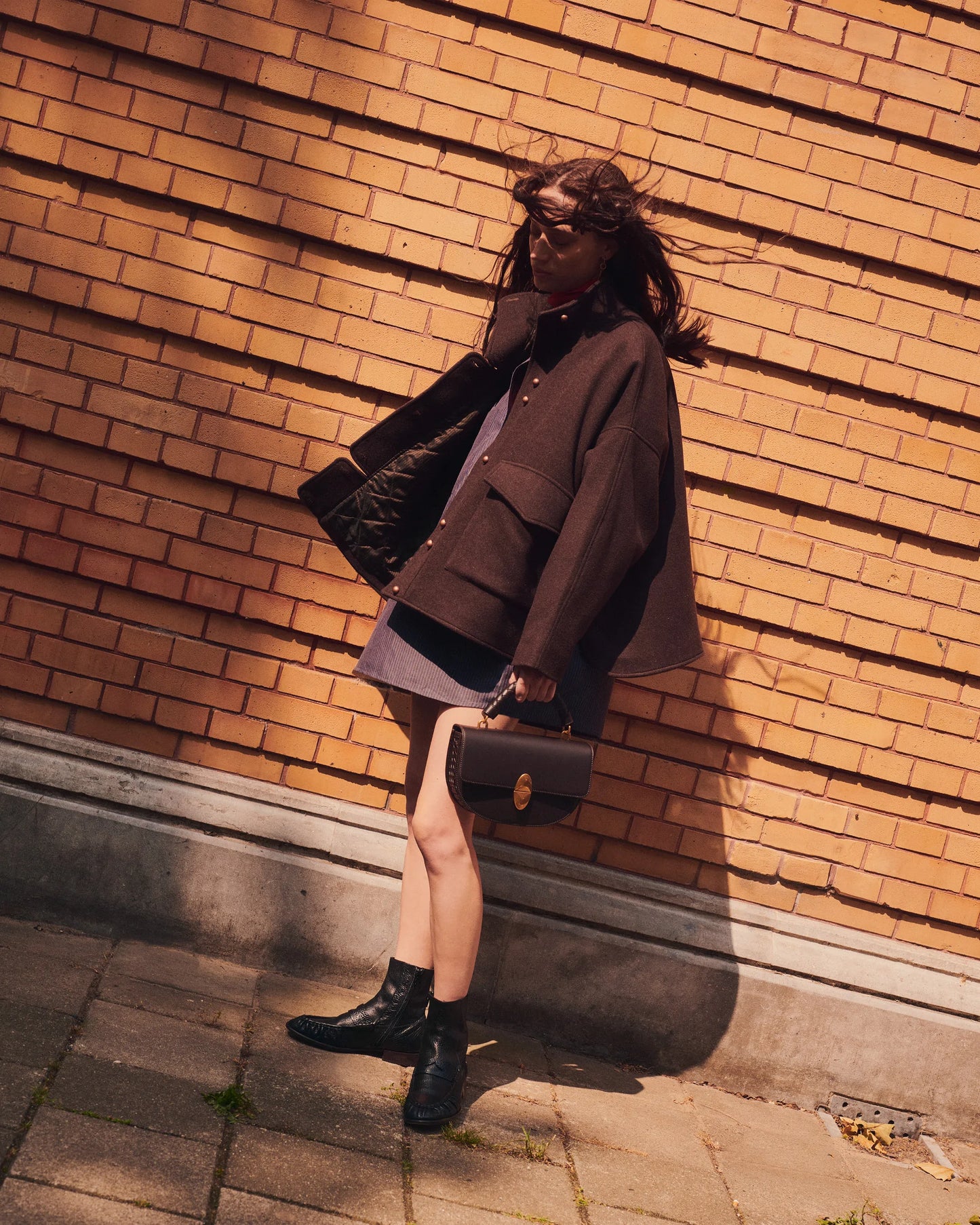 Sessun East Side Short Coat - Coffea
