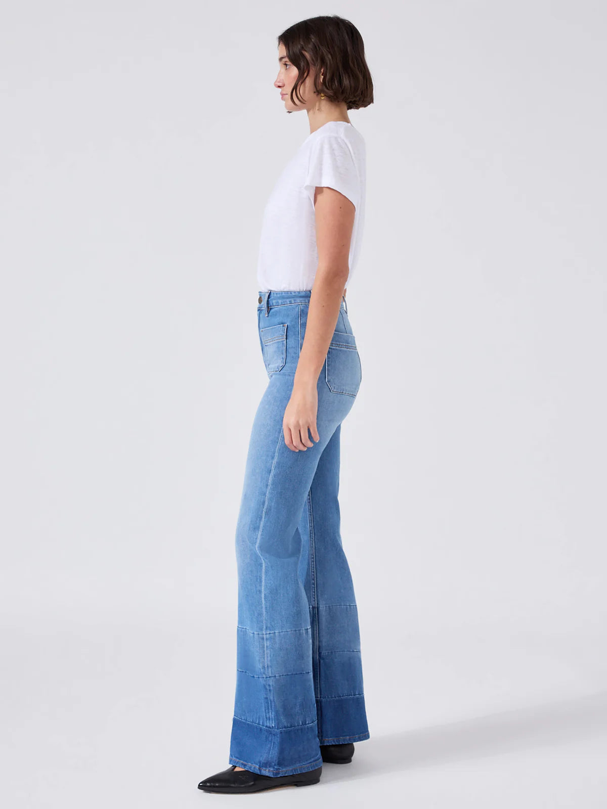 Hayley Menzies Flare Jeans - Ombre
