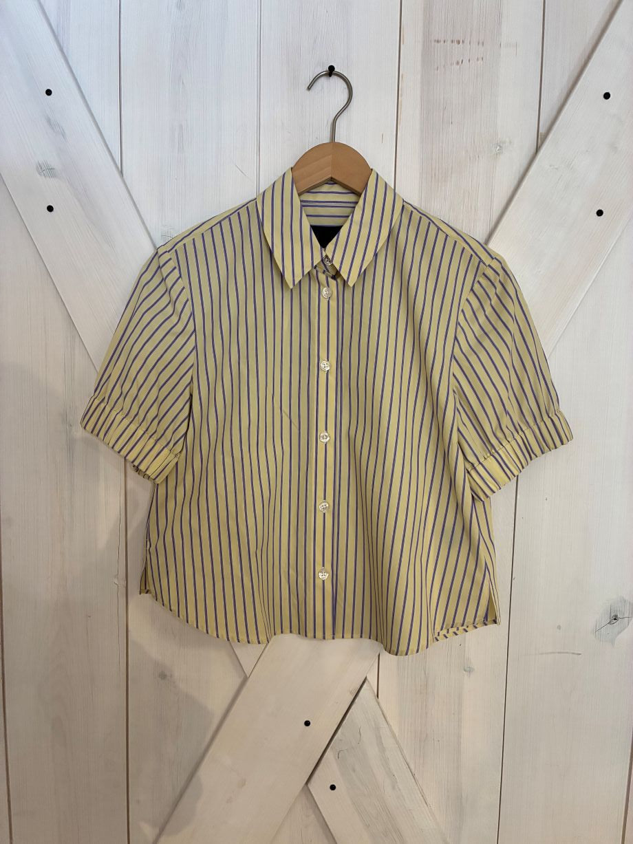 No. 6 Chloe Shirt - Lemon Stripe