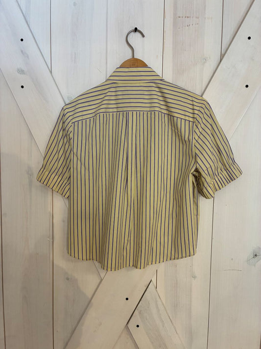 No. 6 Chloe Shirt - Lemon Stripe