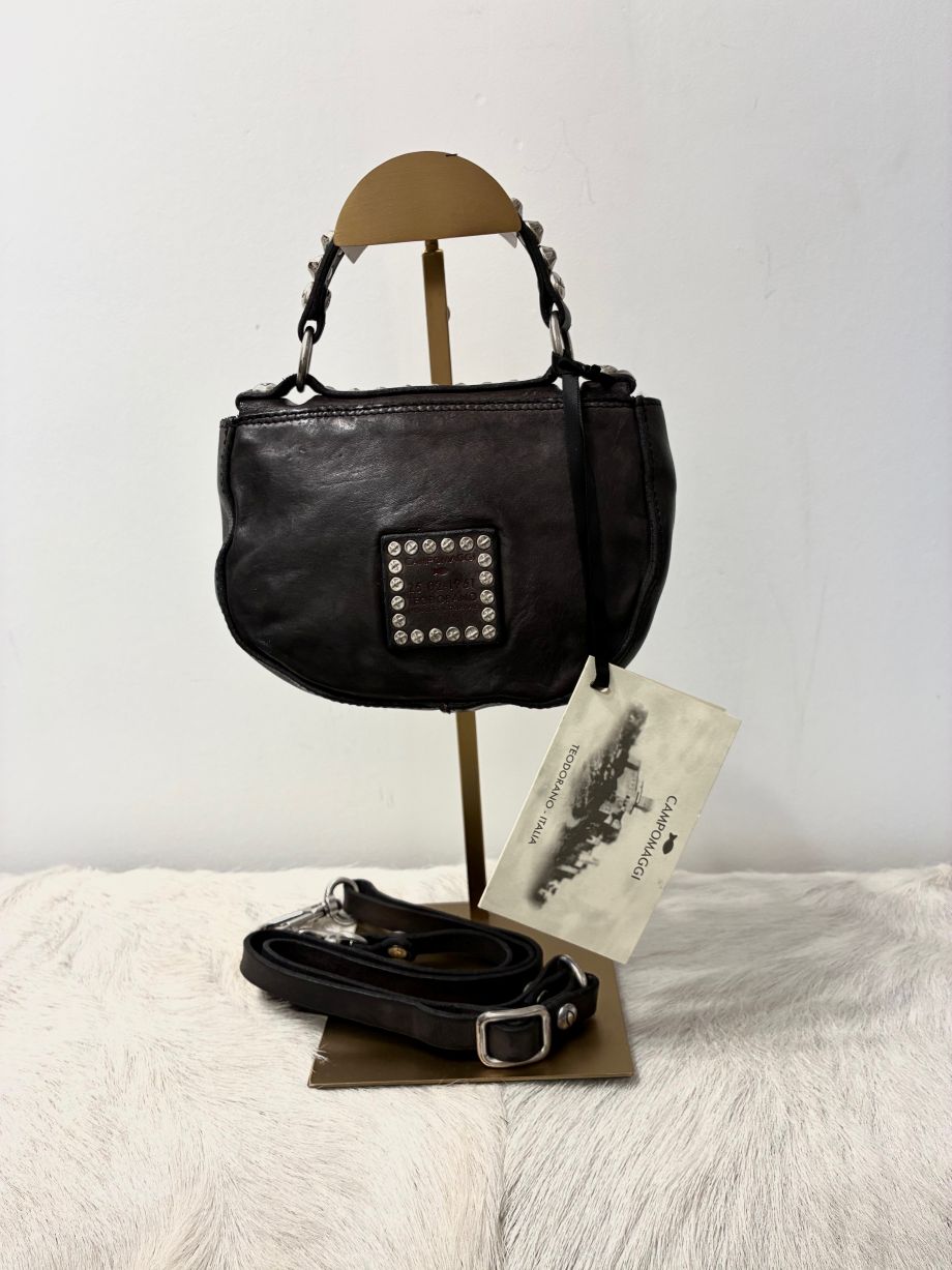 Campomaggi Afrodite Isola del Giglio Crossbody Bag - Grey
