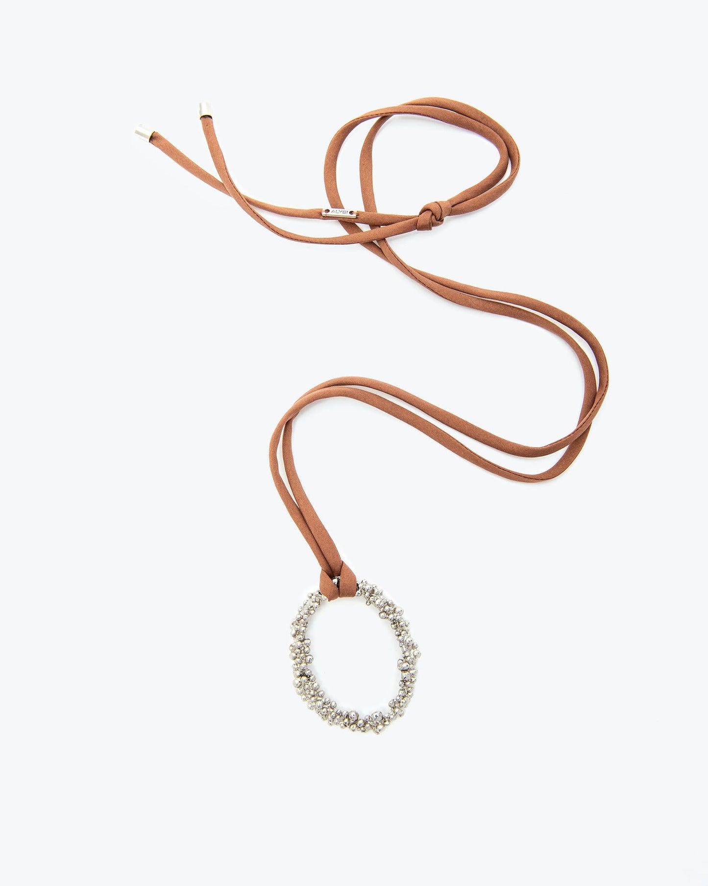 Alysi Necklace with Pendant - Silver