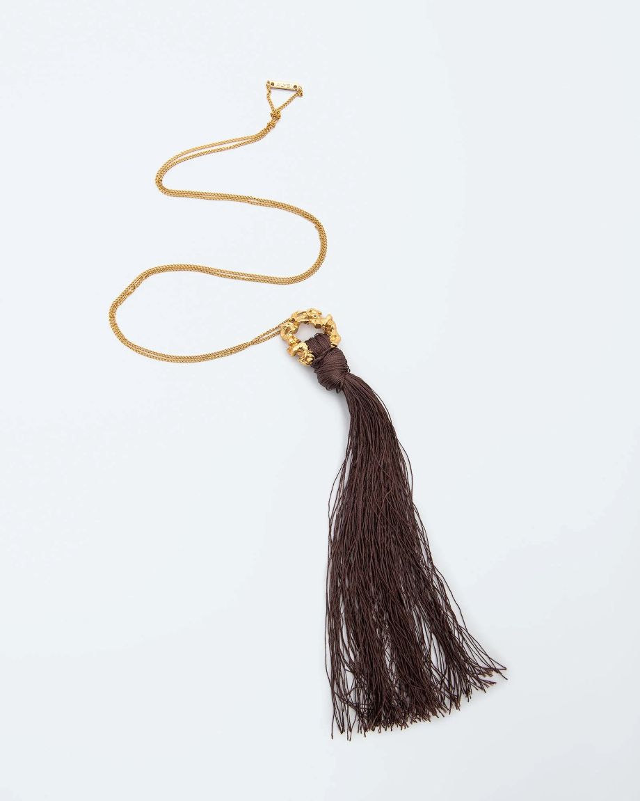 Alysi Stardust Necklace - Choco