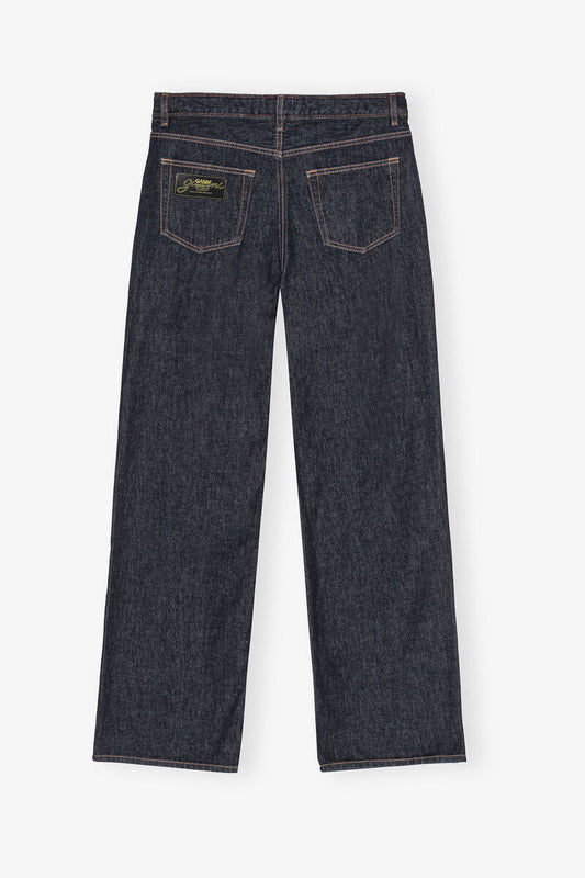 Ganni Rinse Denim Jeans - Blue