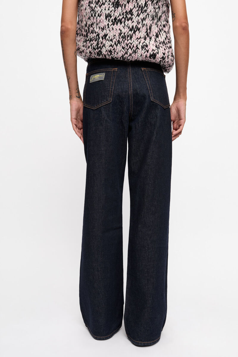 Ganni Rinse Denim Jeans - Blue