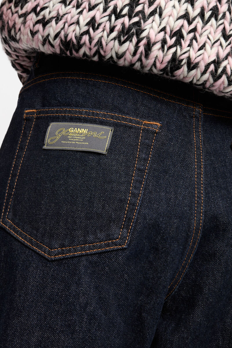 Ganni Rinse Denim Jeans - Blue