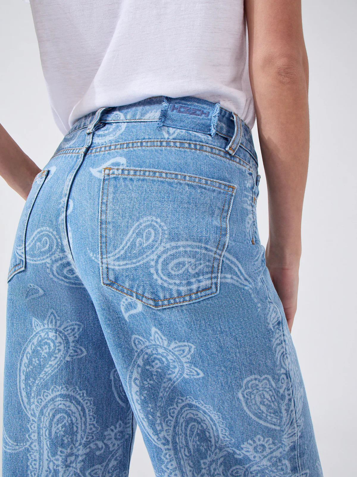 Hayley Menzies Jimi Boyfriend Jeans - Blue Paisley