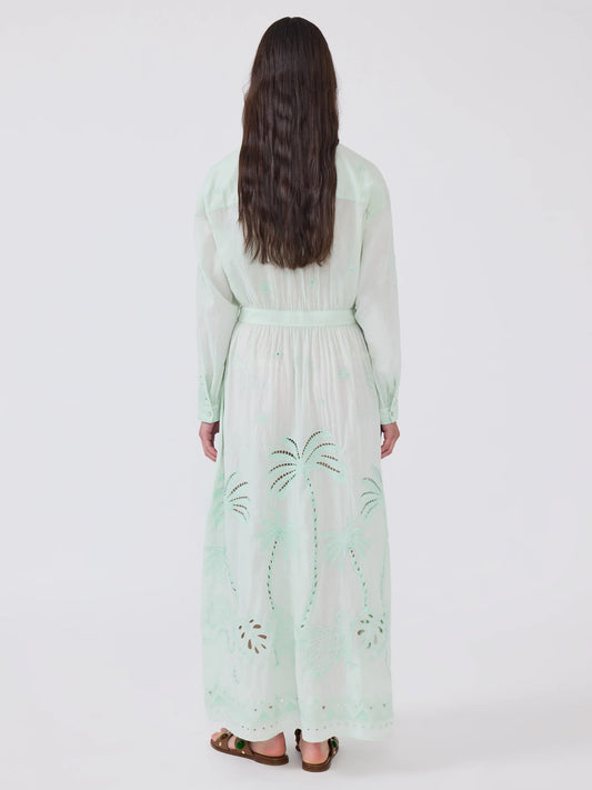Hayley Menzies Eden Palm Dress - Mint