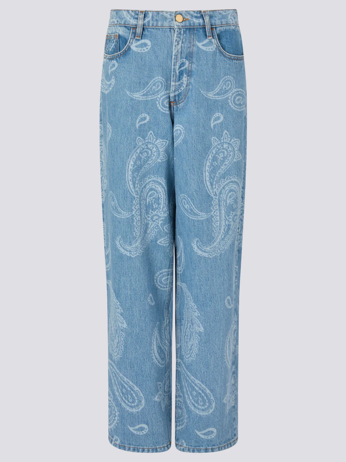 Hayley Menzies Jimi Boyfriend Jeans - Blue Paisley