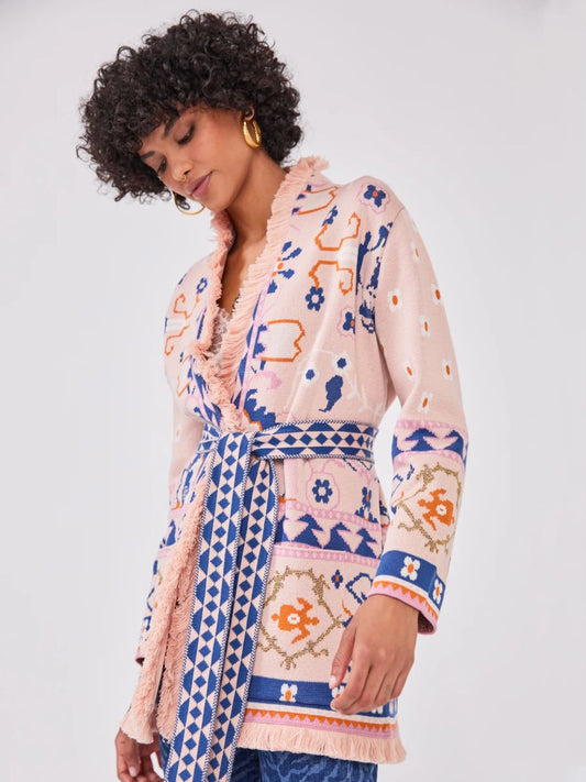 Hayley Menzies Desert Loom Cardigan - Pink