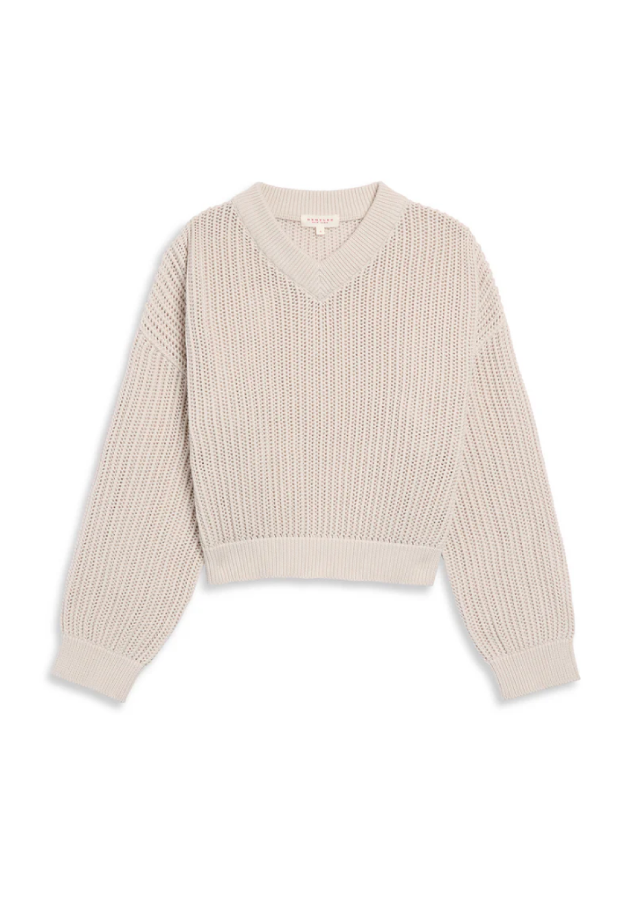 DemyLee Gabrie Organic Cotton Sweater - Sea Salt