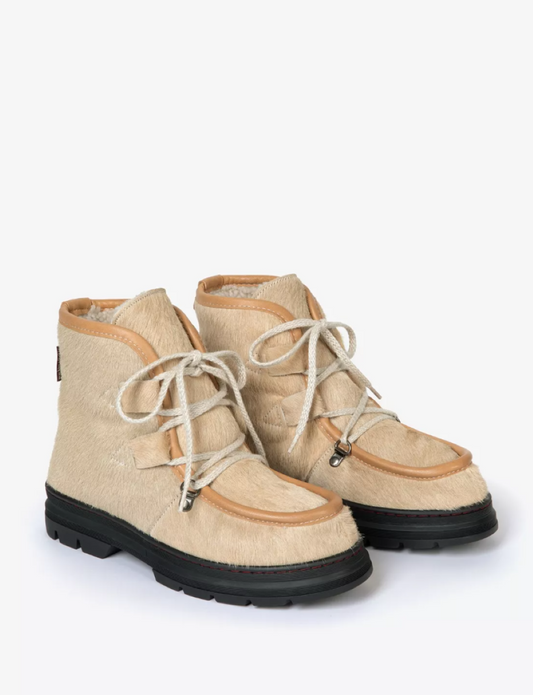 Penelope Chilvers Incredible Boot - Winter White/Camel