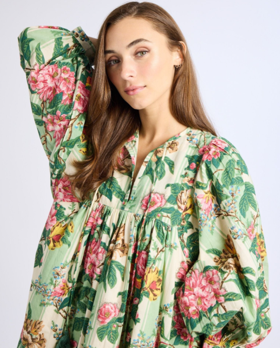 Mille Daisy Dress - Garden Stripe