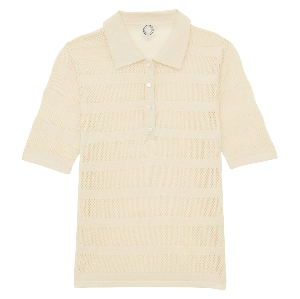 Ines de la Fressange Simon Linen Top - Ecru