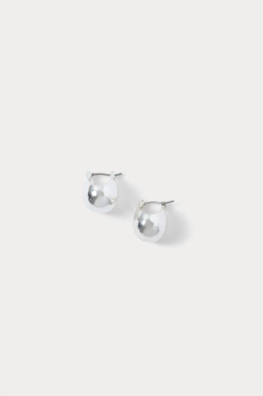 Rachel Comey Baby Keel Hoop - Silver