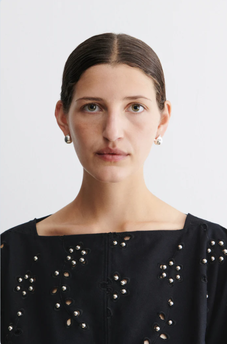 Rachel Comey Baby Keel Hoop - Silver