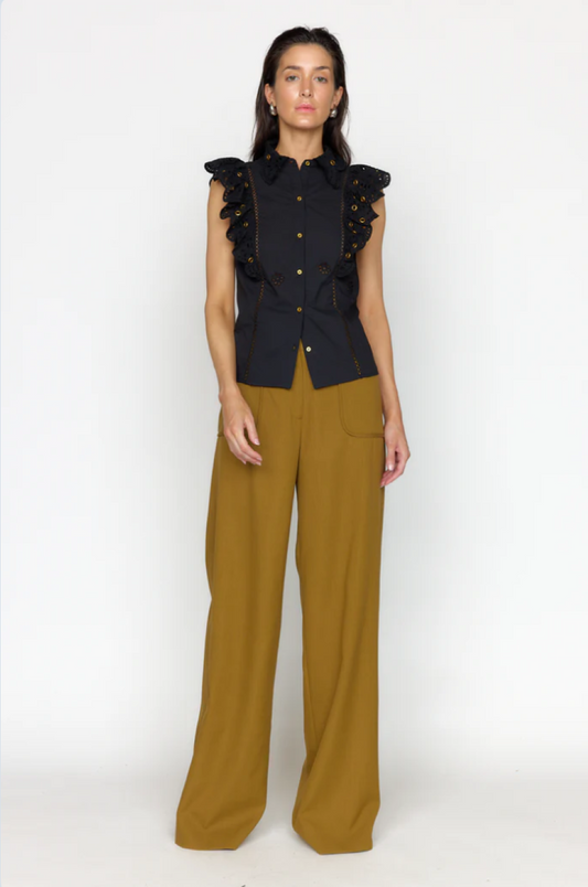 Christy Lynn Tania Top - Black