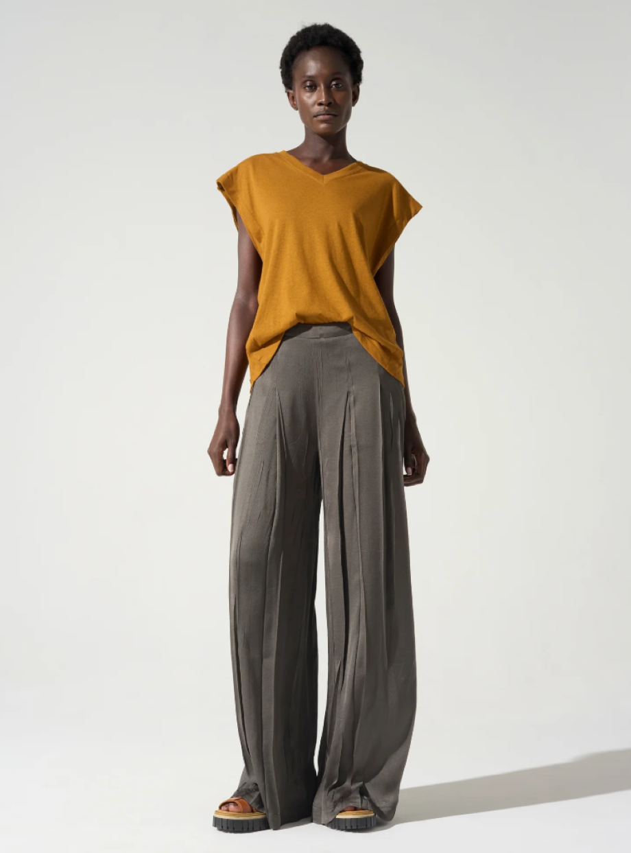Cotélac Wide & Flowing Pants - Carbone