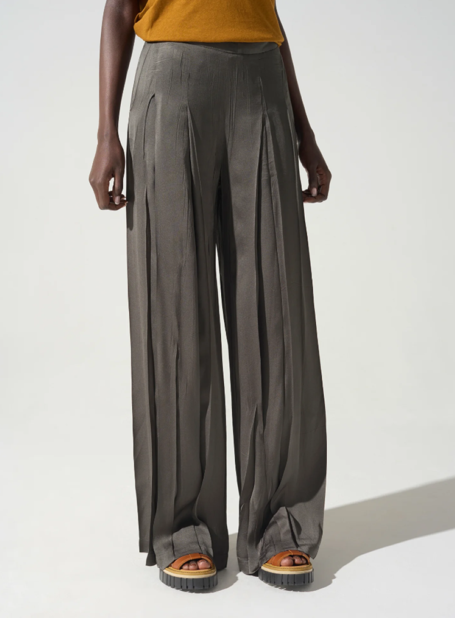 Cotélac Wide & Flowing Pants - Carbone