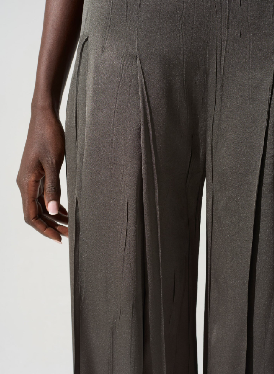 Cotélac Wide & Flowing Pants - Carbone