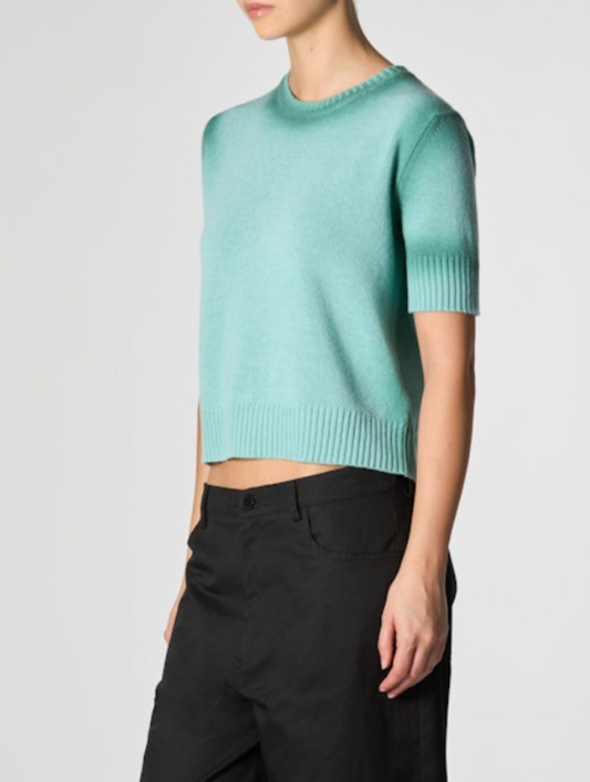 Roberto Collina Cashmere T-Shirt - Aqua Verde
