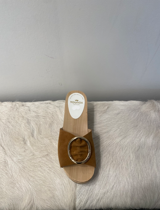 Sabot YouYou Ycone Suede Clog - Biscuit