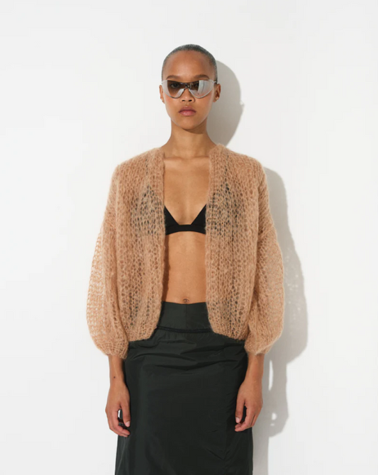 Maiami Light Mohair Bomber - Light Green