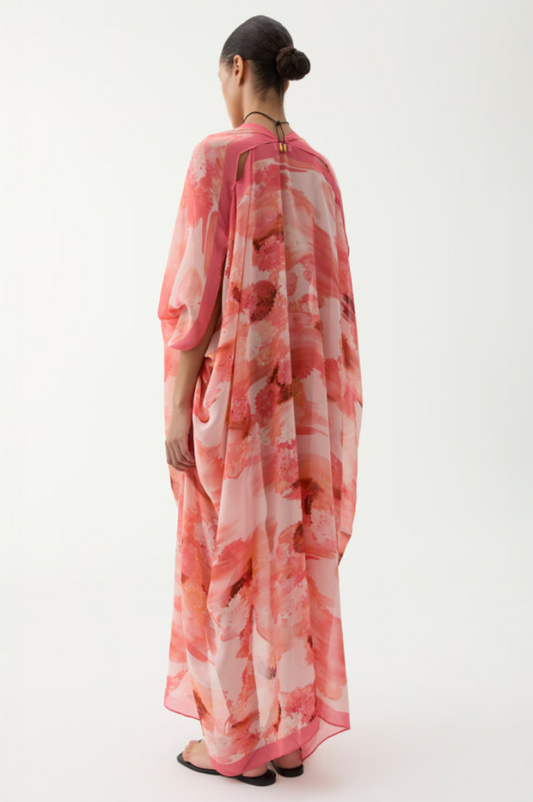 Rodebjer Agave Caftan - Blurry Flower Apricot