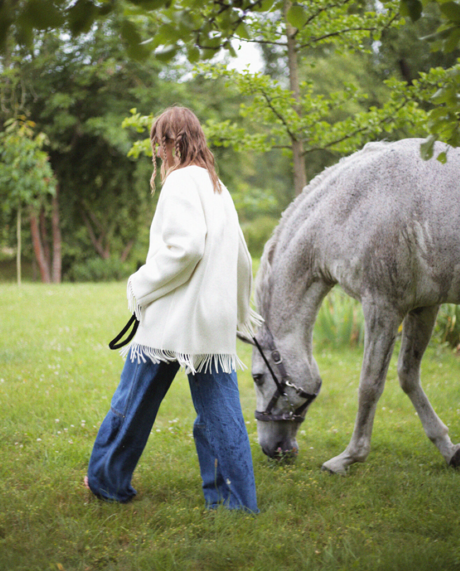 Rodebjer Agnes Wool Jacket - Whipped Cream