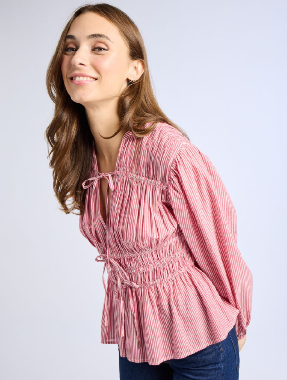 Mille Ella Top - Tango Stripe