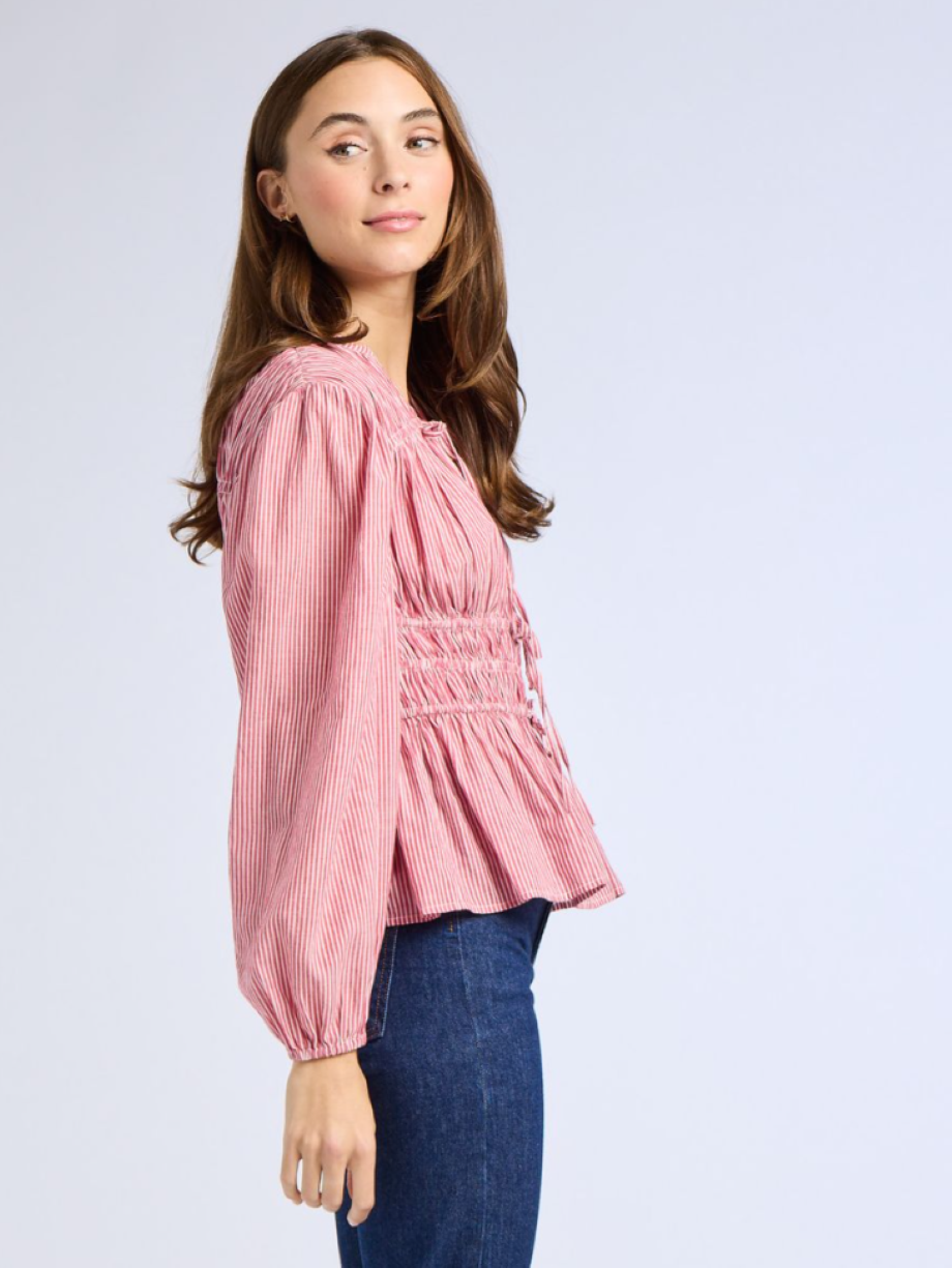 Mille Ella Top - Tango Stripe