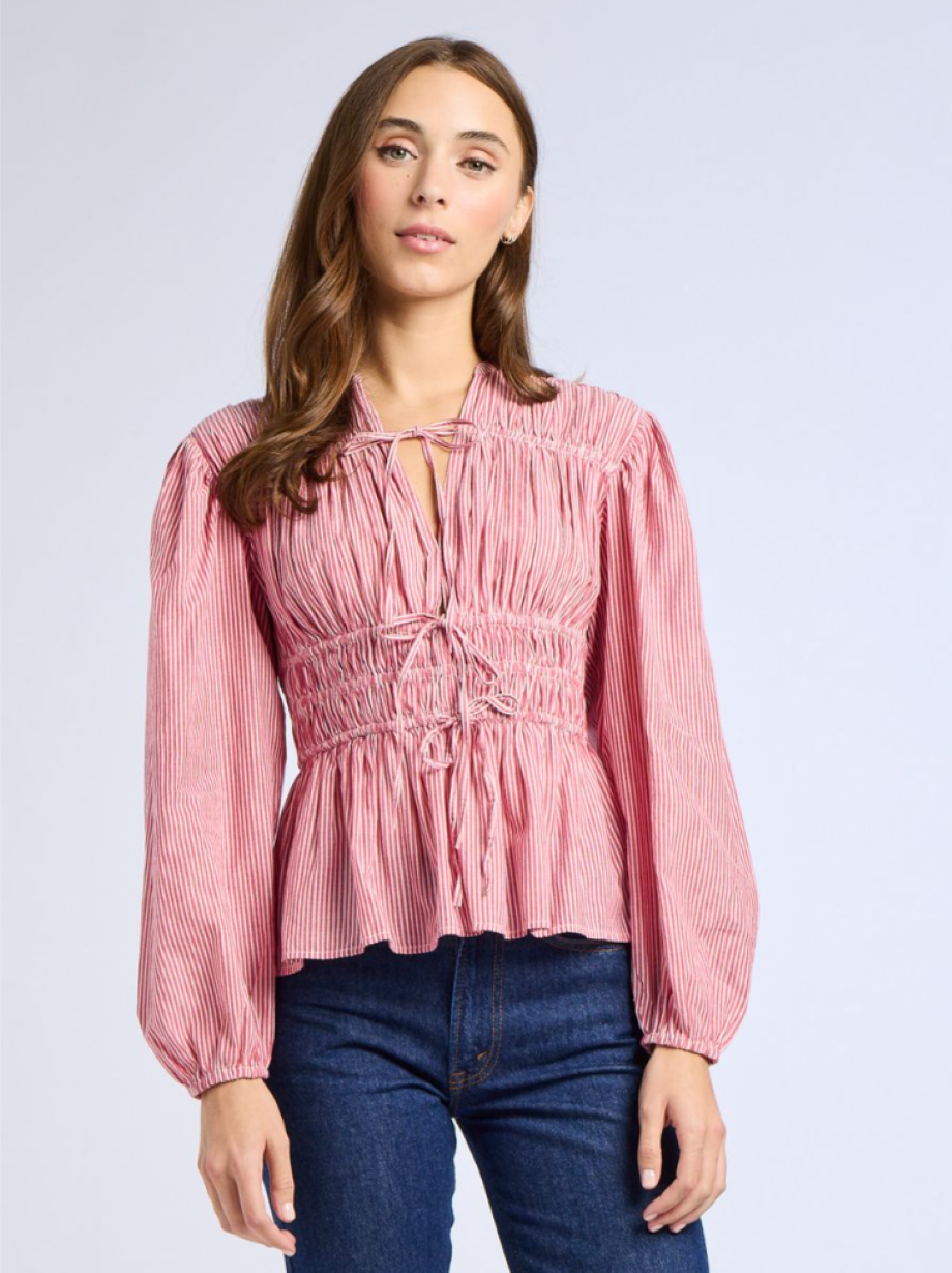 Mille Ella Top - Tango Stripe
