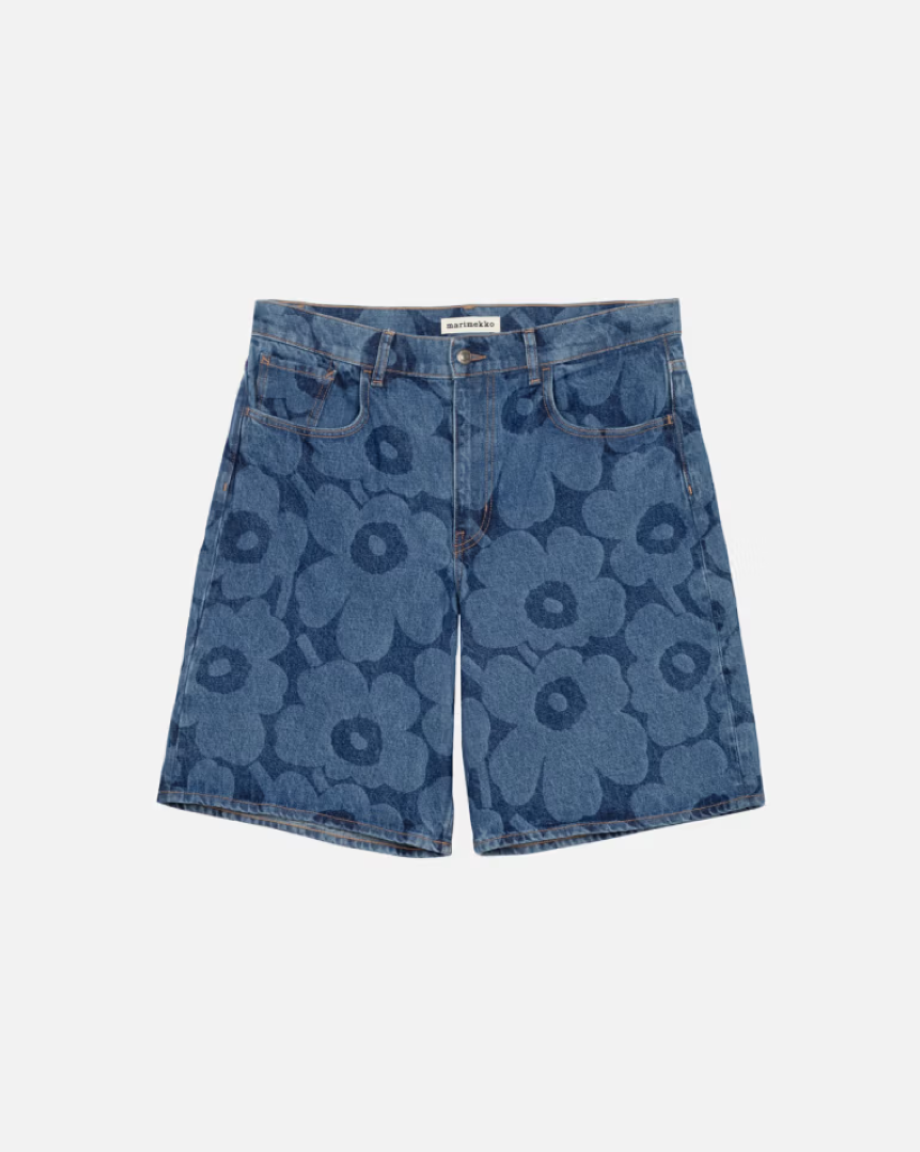 Marimekko Maridenim Marissi Jean Shorts - Unikko