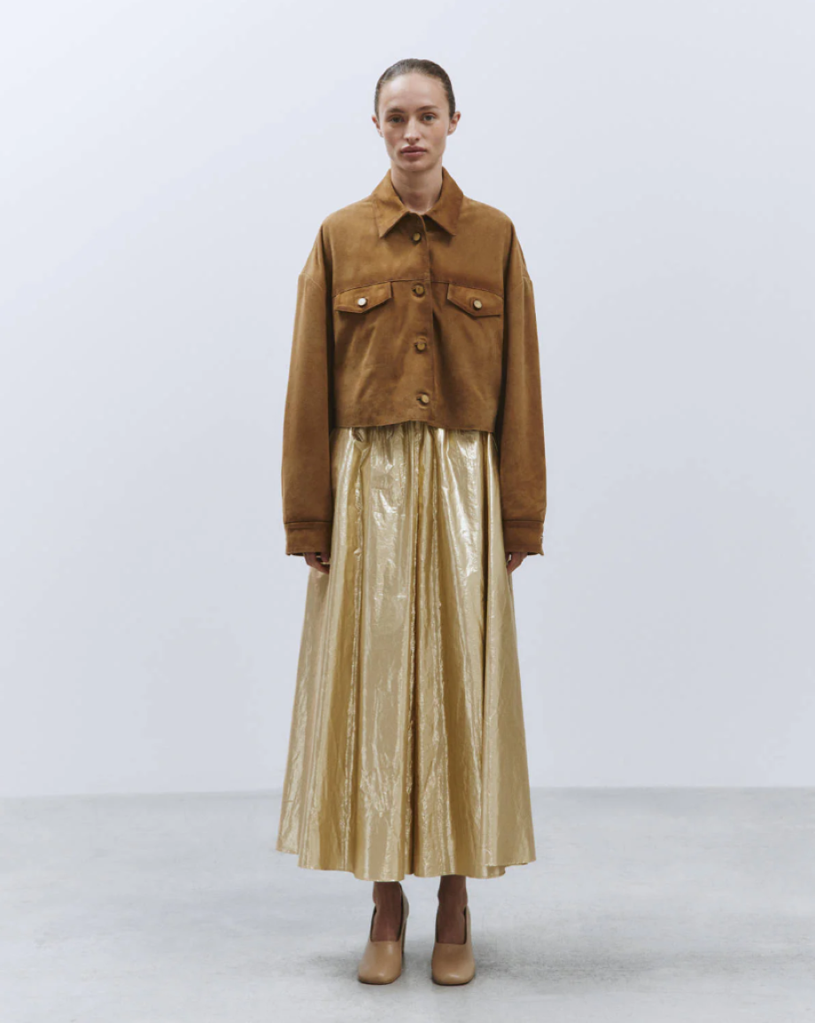 Alysi Lightweight Pant-Skirt - Gold