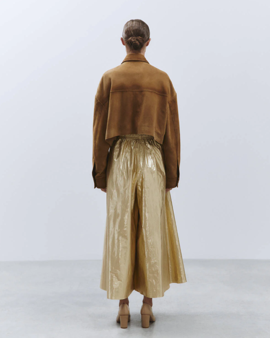 Alysi Lightweight Pant-Skirt - Gold